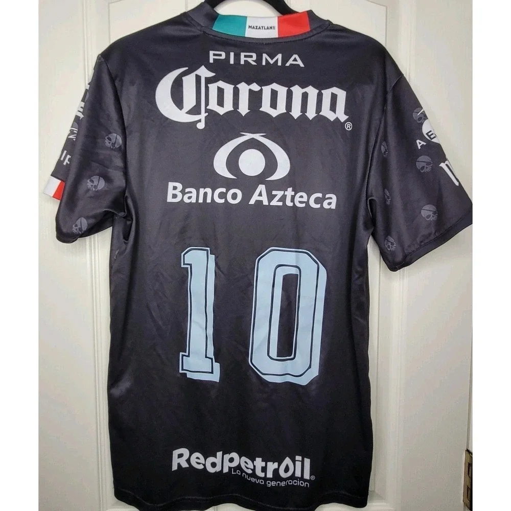 Pirma Mazatlan FC Black Third Soccer Jersey 21/22 Boy's Size XL